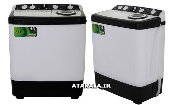 ماشین لباسشویی دوقلو پاکشوما PWT-7041Aj 